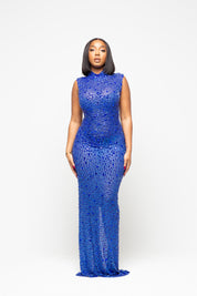 Nessa Blue Maxi Dress