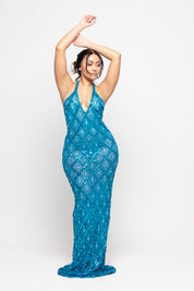 Oceana Crystal Maxi Dress