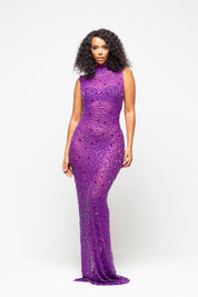 Nessa Purple Maxi Dress Limited Edition