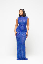 Nessa Blue Maxi Dress