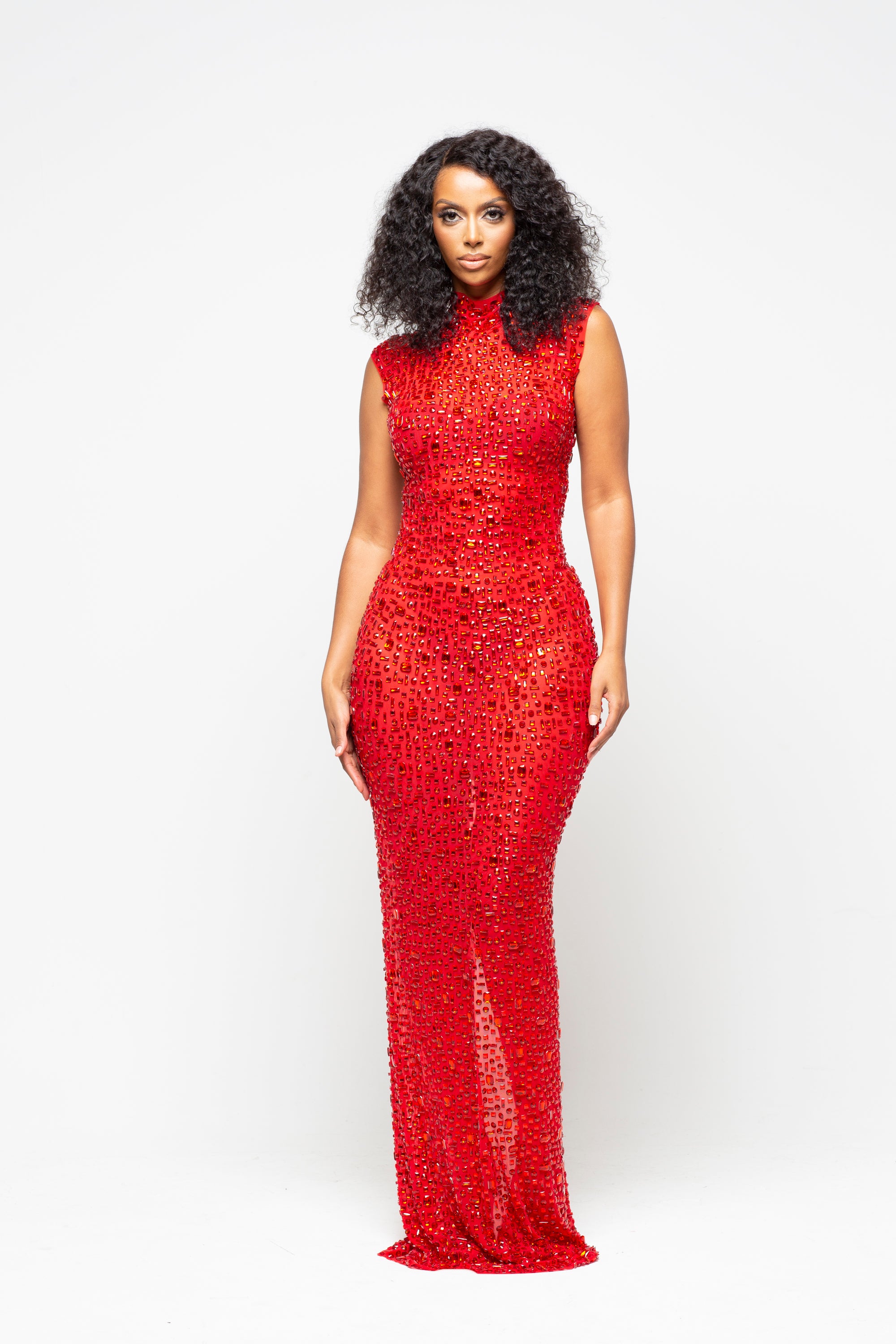 Nessa Red Maxi Dress Limited Edition