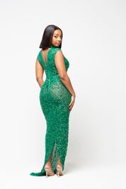 Nessa Green Maxi Dress Limited Edition