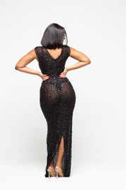 Nessa Black Maxi Dress