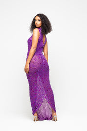 Nessa Purple Maxi Dress Limited Edition