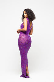 Nessa Purple Maxi Dress Limited Edition