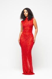 Nessa Red Maxi Dress Limited Edition