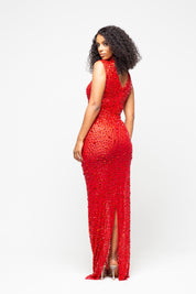 Nessa Red Maxi Dress Limited Edition