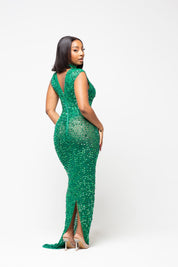 Nessa Green Maxi Dress Limited Edition