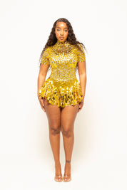 Siren Gold Sequin Dress