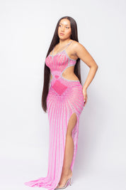 Naomie Rhinestone Maxi Dress