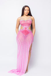 Naomie Rhinestone Maxi Dress