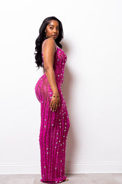 Hearts On Pink Maxi Dress Pre-Order