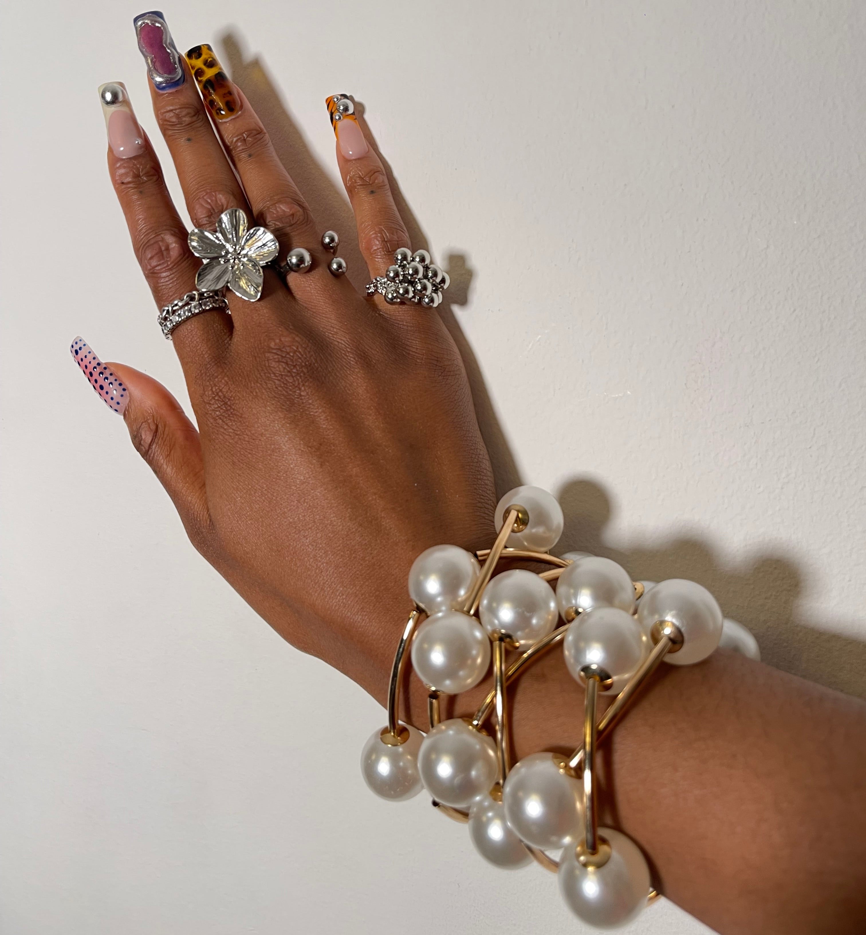 Pearl Bubble Ball Bracelet