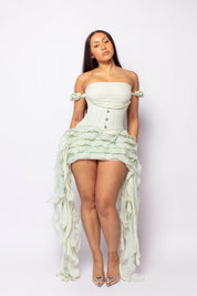 Dolly Mint Green Corset Dress