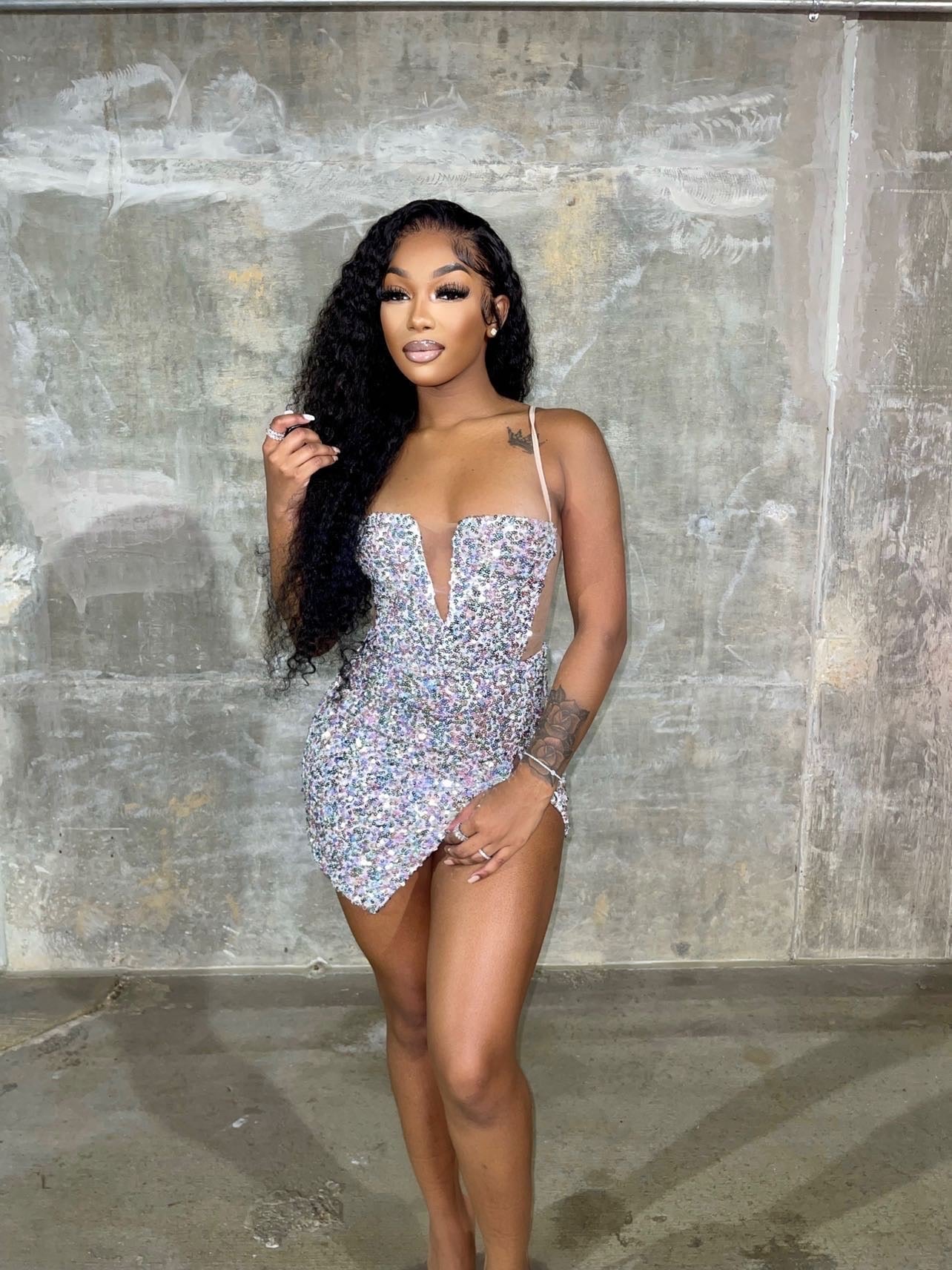 Zuri Sequin Dress