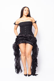 Dolly Black Corset Dress