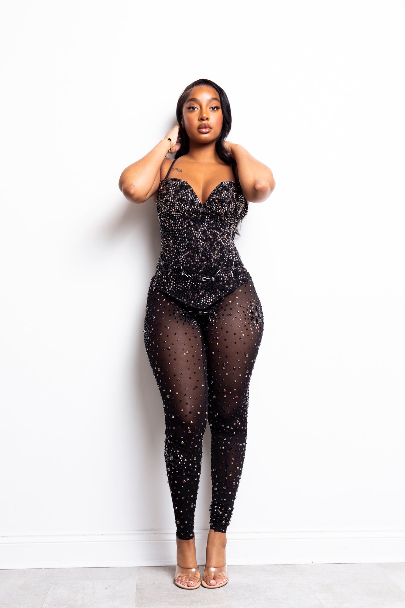 Severine Black Jumpsuit Pre-Order