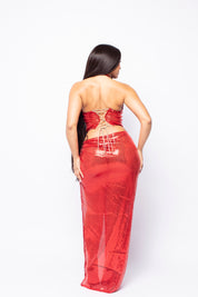 Calypso Red Two Piece