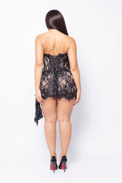 Rayven Black Mini Dress