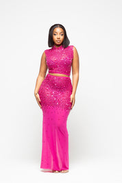 Nessa Fuchsia Pink Two Piece Pre-Order