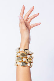 Avera Pearl Sculpt Bracelet
