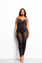 Severine Black Jumpsuit Pre-Order