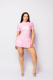 Siren Pink Sequin Dress