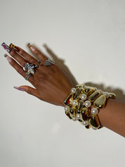 Avera Pearl Sculpt Bracelet