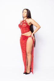 Calypso Red Two Piece