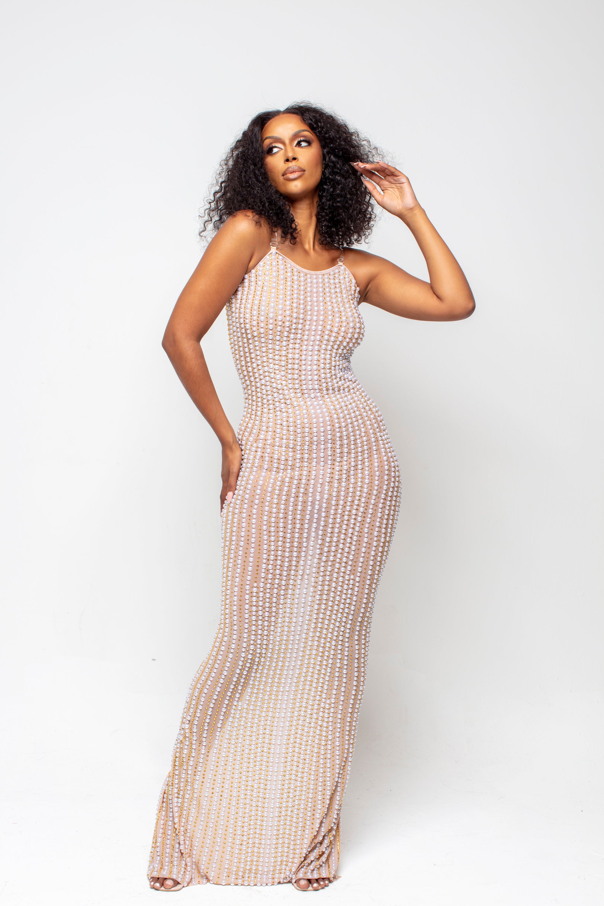 Zola Pearls Maxi Dress Pre-Order