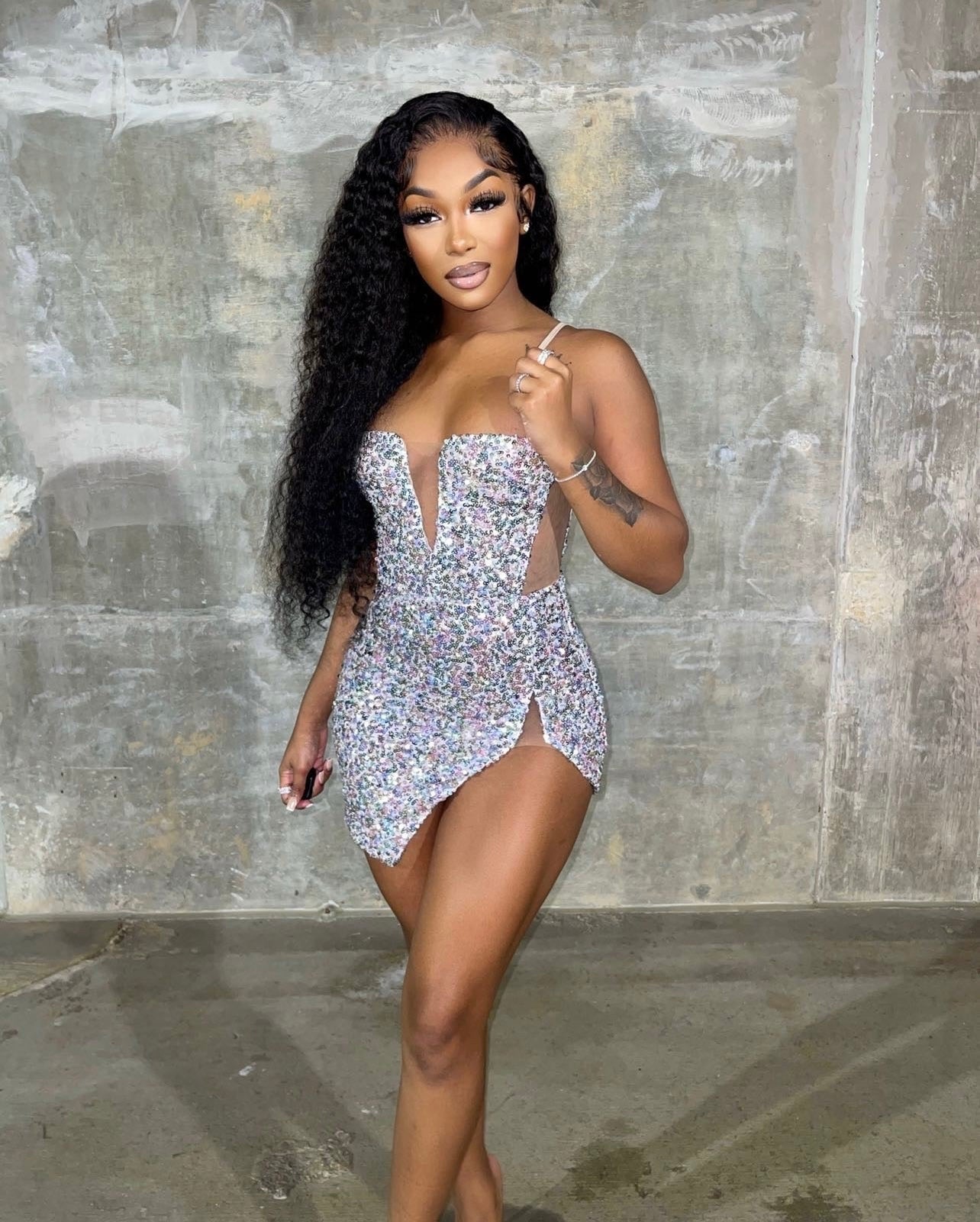 Zuri Sequin Dress
