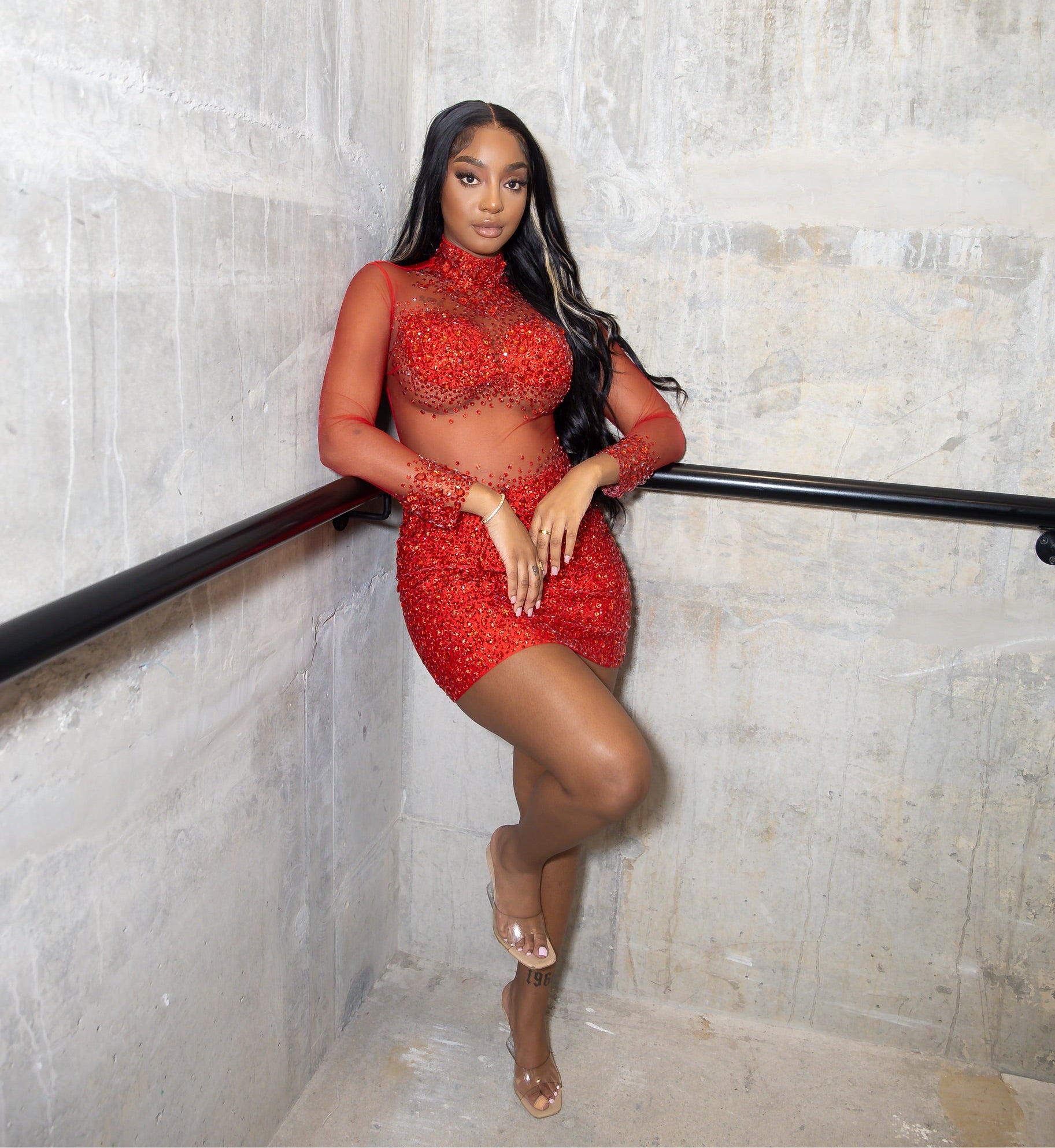 Erin Rhinestone Dress