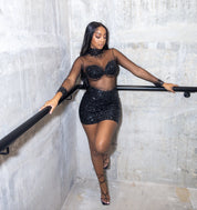 Erin Rhinestone Dress
