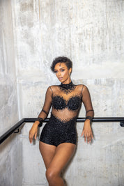 Cassie Rhinestone Playsuit