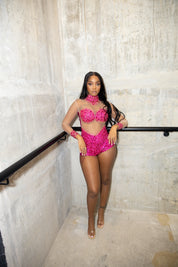 Cassie Rhinestone Playsuit