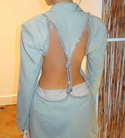 Heidi Backless Diamante Blazer