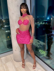 Erin Rhinestone Dress