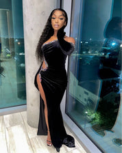 Duchess Maxi Dress With Gloves