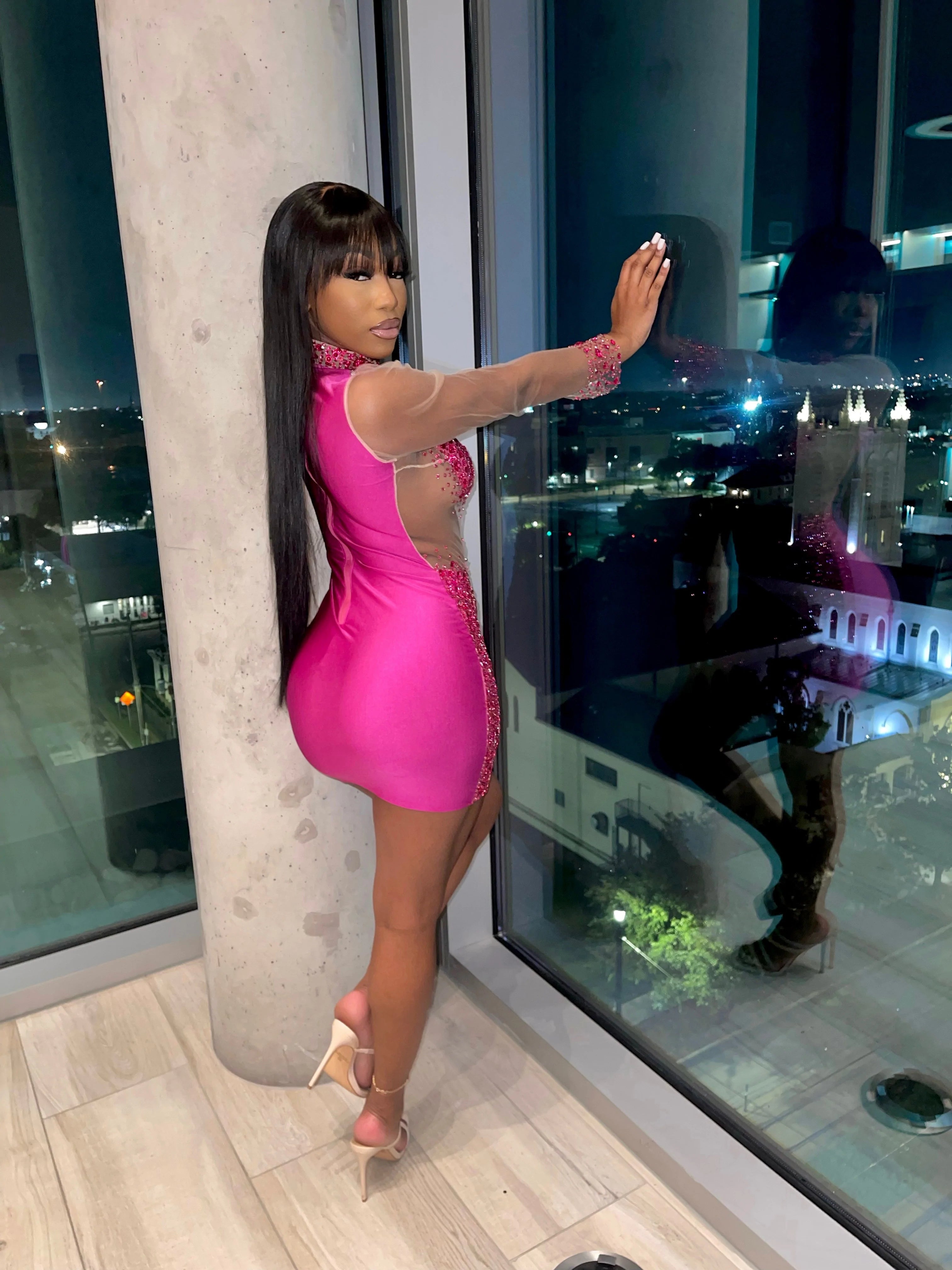 Erin Rhinestone Dress