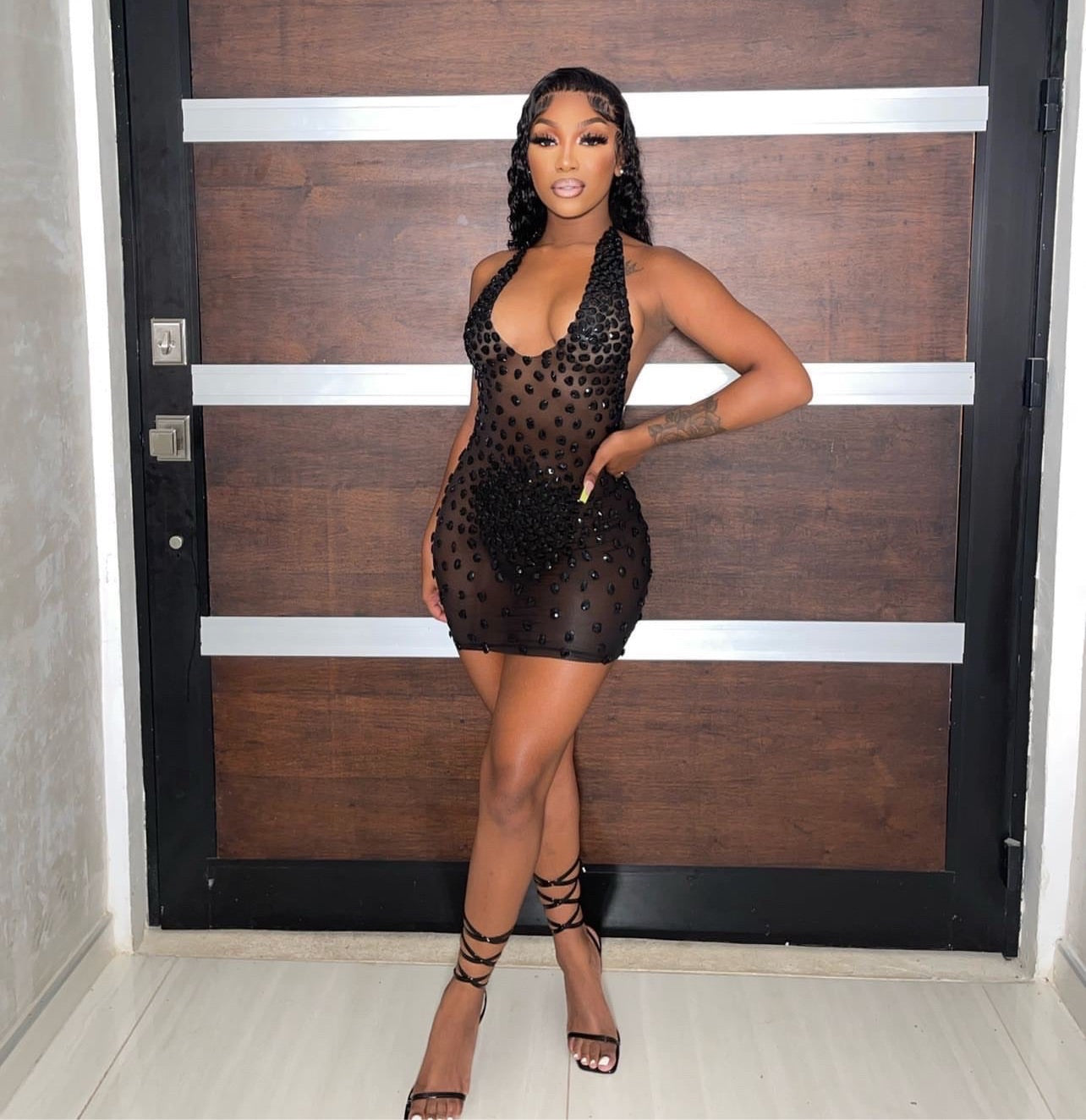 Divine Halter Neck Dress