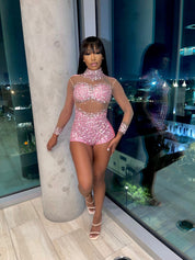 Cassie Rhinestone Playsuit