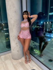 Cassie Rhinestone Playsuit